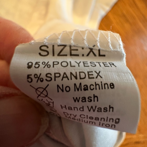 NWOT Tie Dye Blue and White Striped Top Women’s Size 2XL - Picture 3 of 6